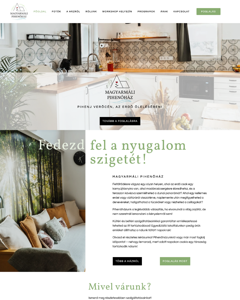 Magyarmáli Pihenőház, Verőce